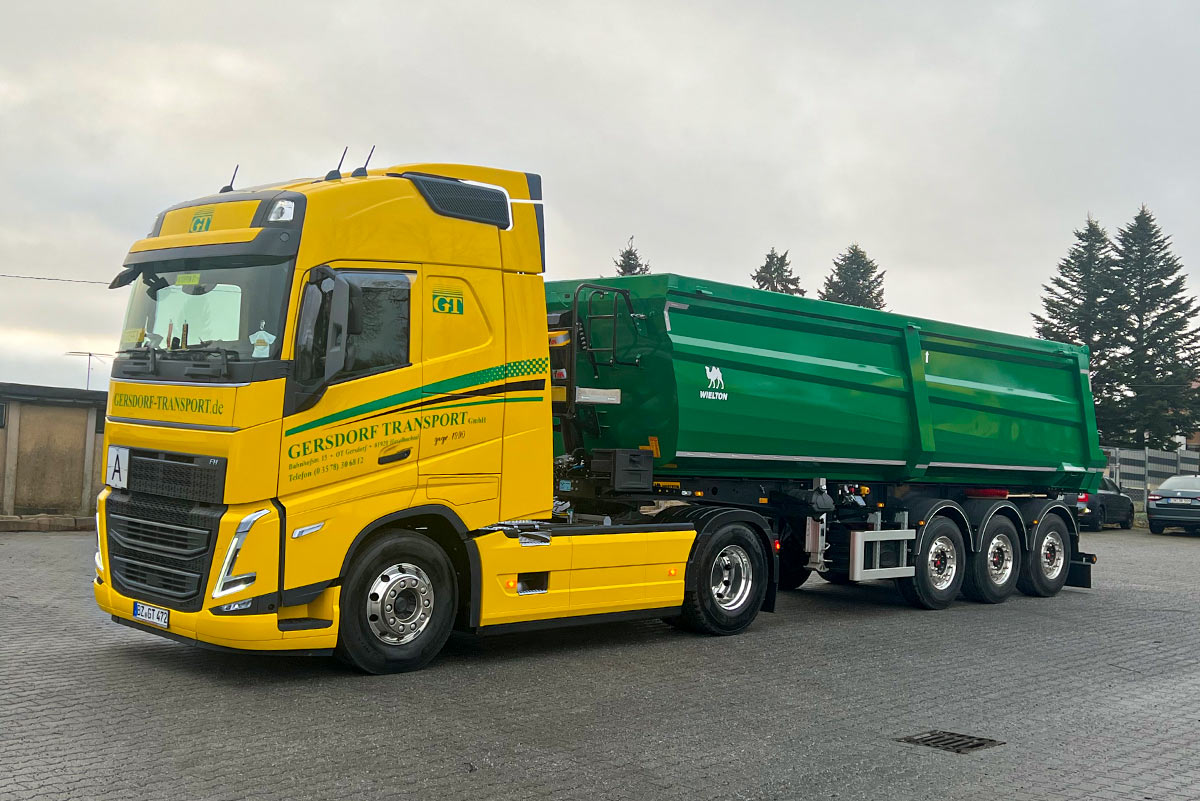 Neues Kippfahrzeug Gersdorf Transport GmbH Neues Kippfahrzeug Gersdorf Transport GmbH